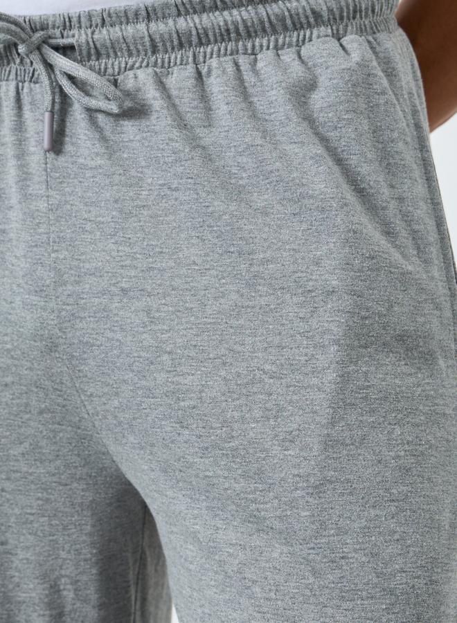 ستايلي طقم من 2 بنطال بيجاما قطن سادة - Image 5